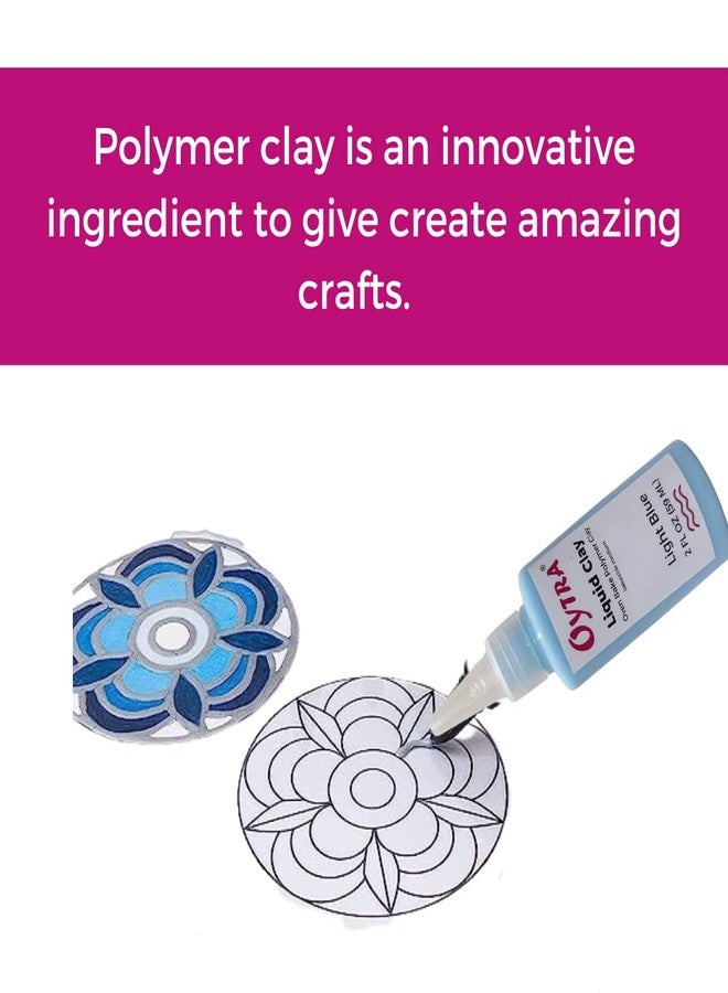 Oytra 60 ml Liquid Polymer Oven Bake Clay Jewelry Making & Craft Modeling Material Clay Softener for DIY Earrings Pendants Figurines Scrapbook Arts & Crafts Supplies (Pink) - Image 4